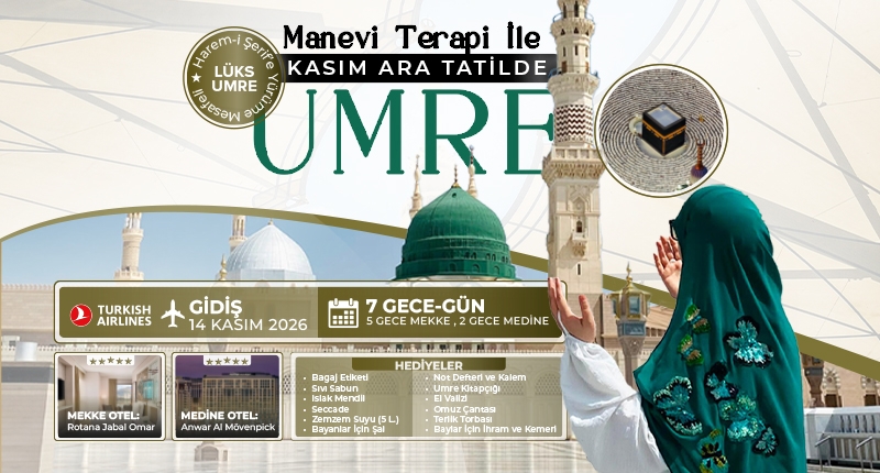 Manevi Terapi İle Kasım Ara Tatil Umresi
